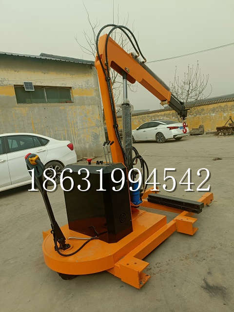 通辽市自卸车厢随车吊 自制轮式四不像起重机 四驱平板吊 5吨 贵盛